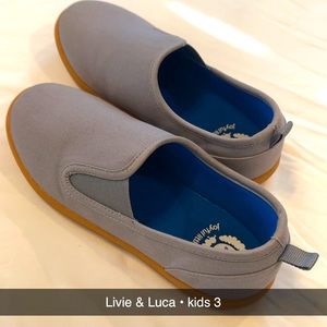 Livie & Luca Ridge Eco Sneaker Grey Kids Pull-On Shoes